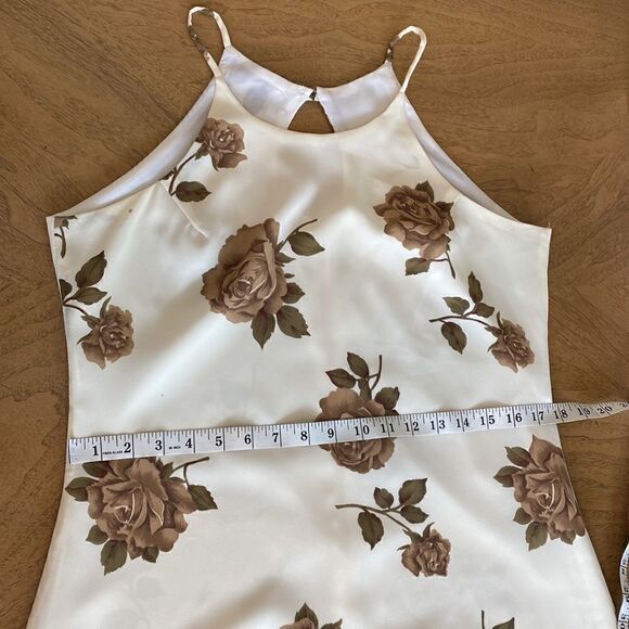 Vintage 90's Maxi Floral Dress Size 13 - Picture 9 of 16